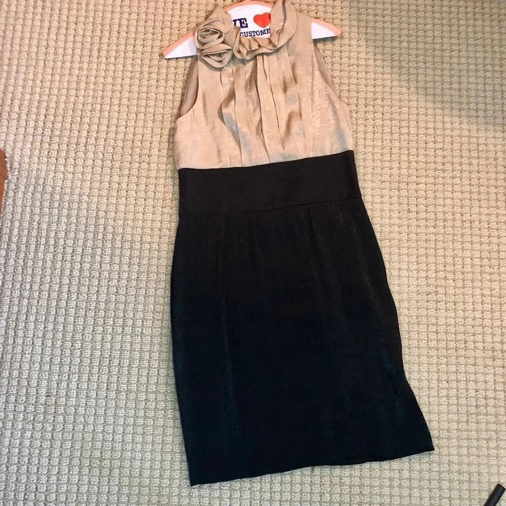 London Times Soft Iridescent/Lustrous/Shimmer Cocktail Dress Size 10 - Picture 6 of 9